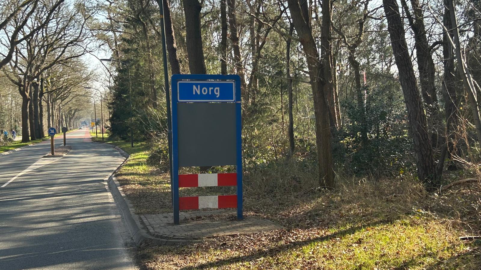 Plaatsnaambord - Norg
