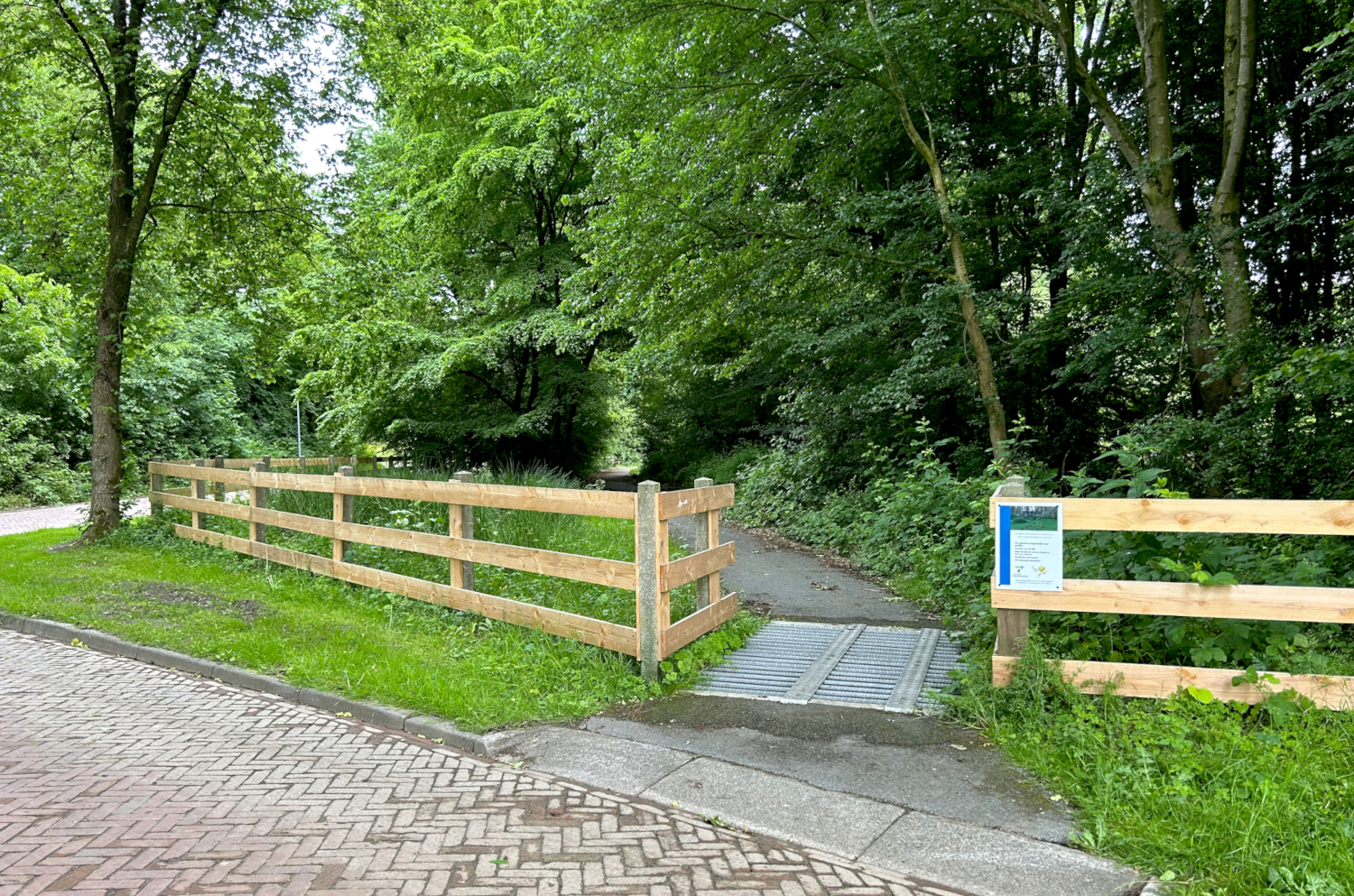 Ingang Joh Smitpark Sportlaan