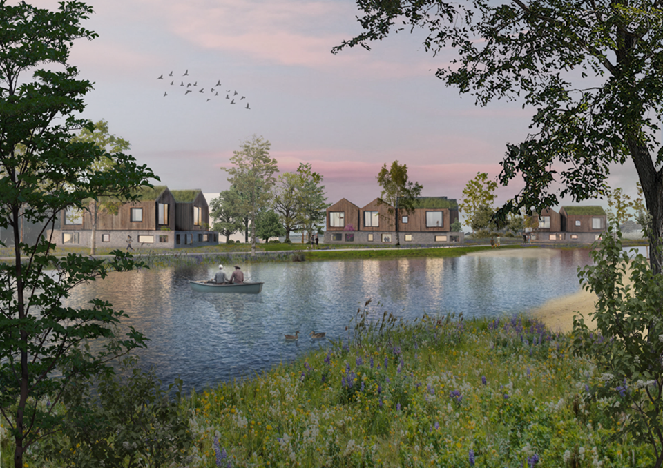 Impressie niche woningen De Oostergast