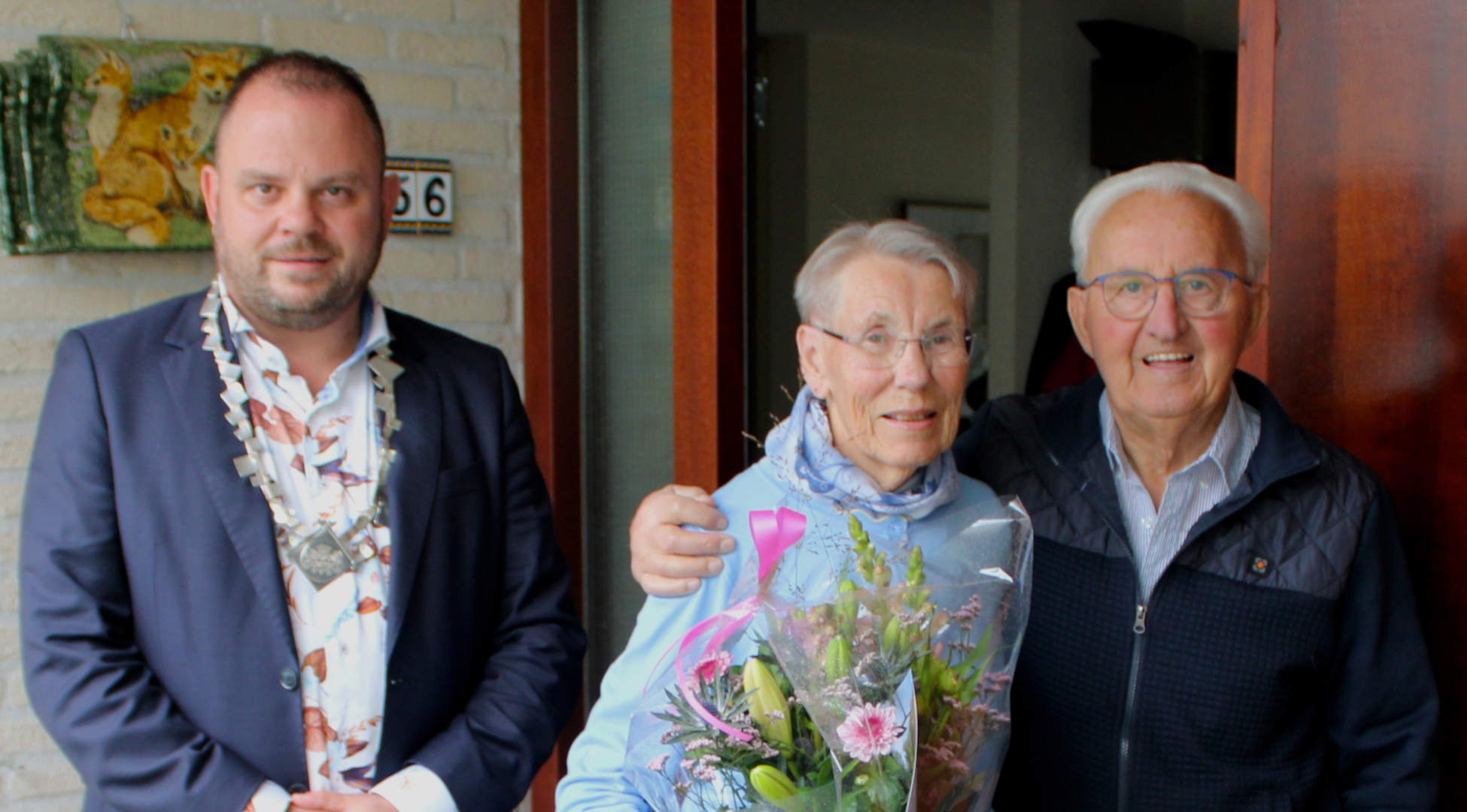 Echtpaar Vos-Bogema 65 jaar -fotoHenkRozema