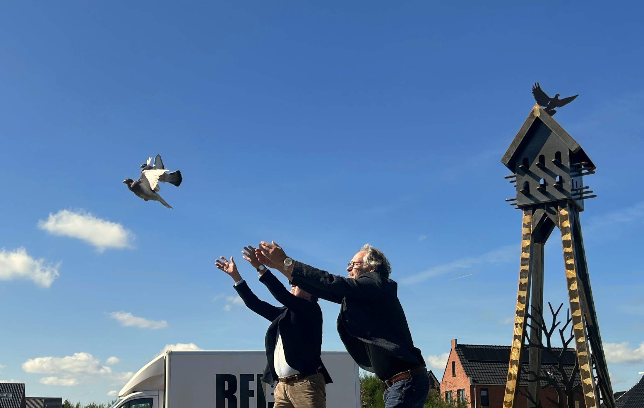 Oostindie vrijlating duiven 2025EvertBuiten