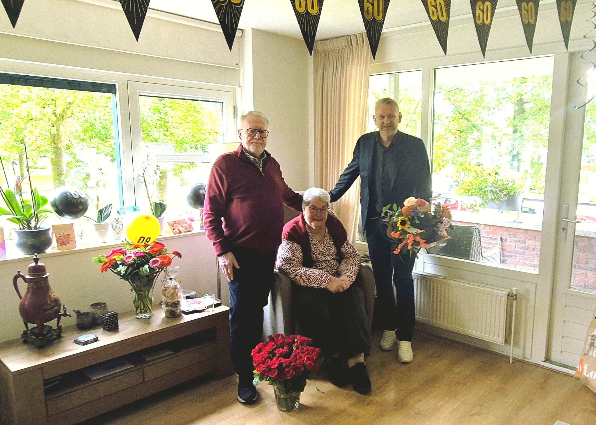 Echtpaar Birze Peize 60 jaar - foto MichelTinge