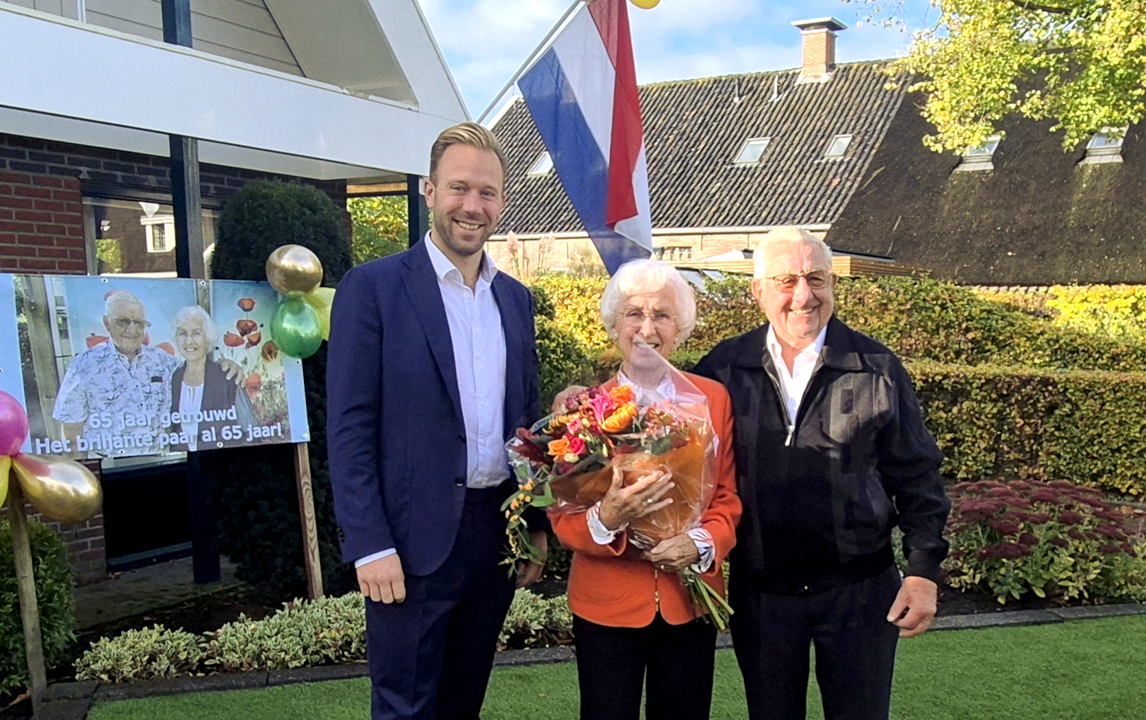 Echtpaar Ploeger Peize 65 jaar - foto-MichelTinge