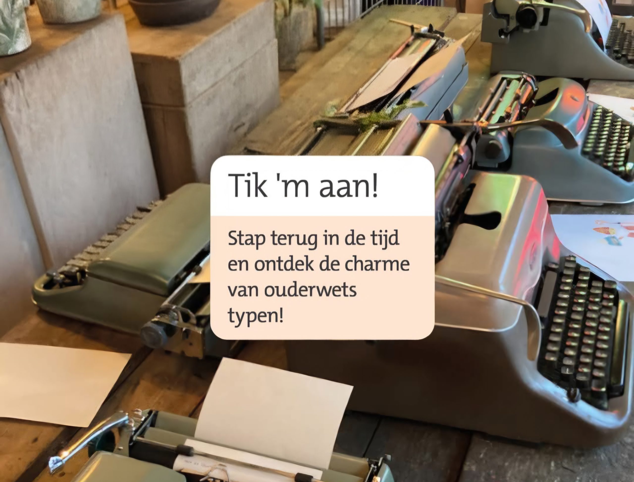 Workshop Tik m aan