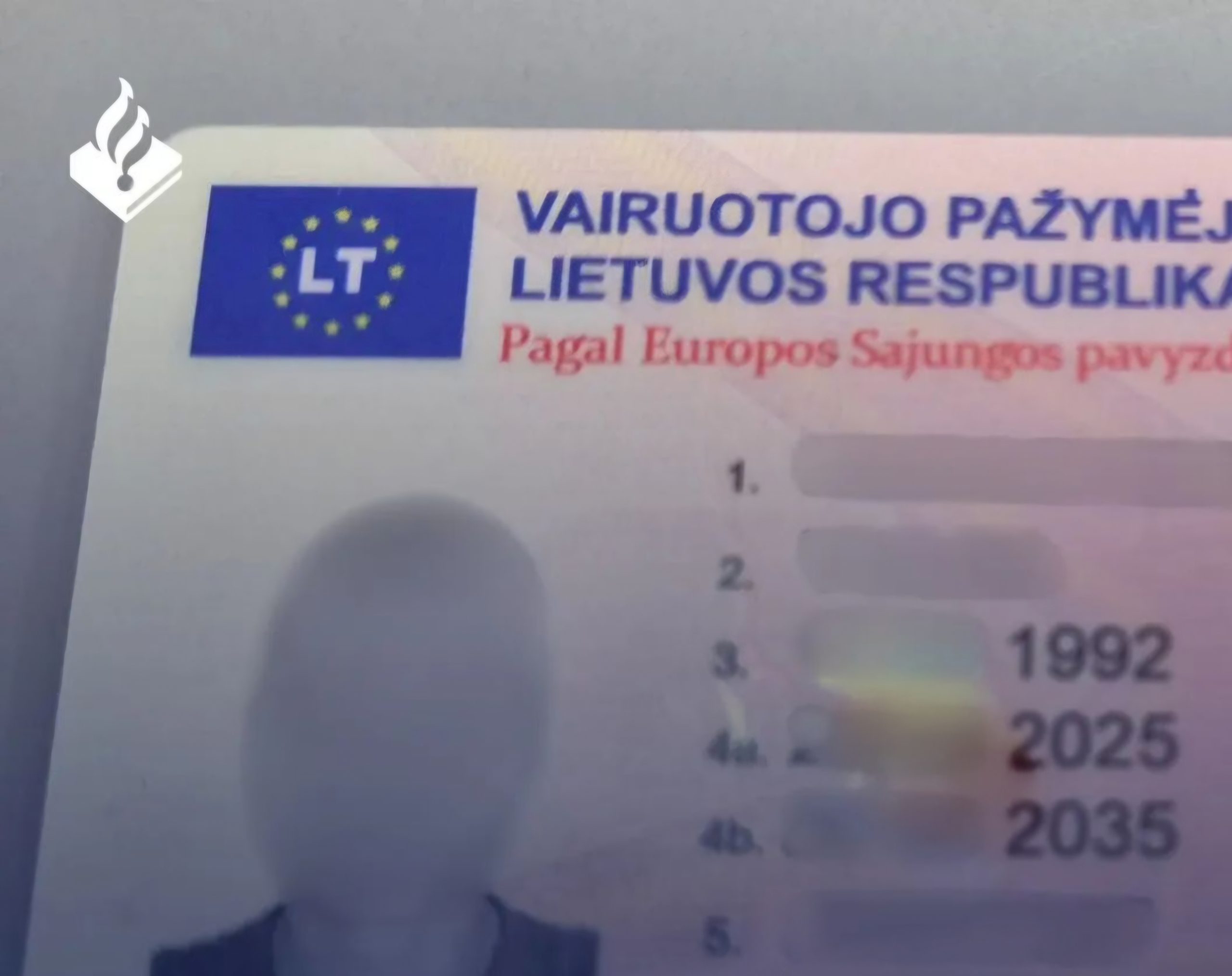 Vals rijbewijs Litouwen