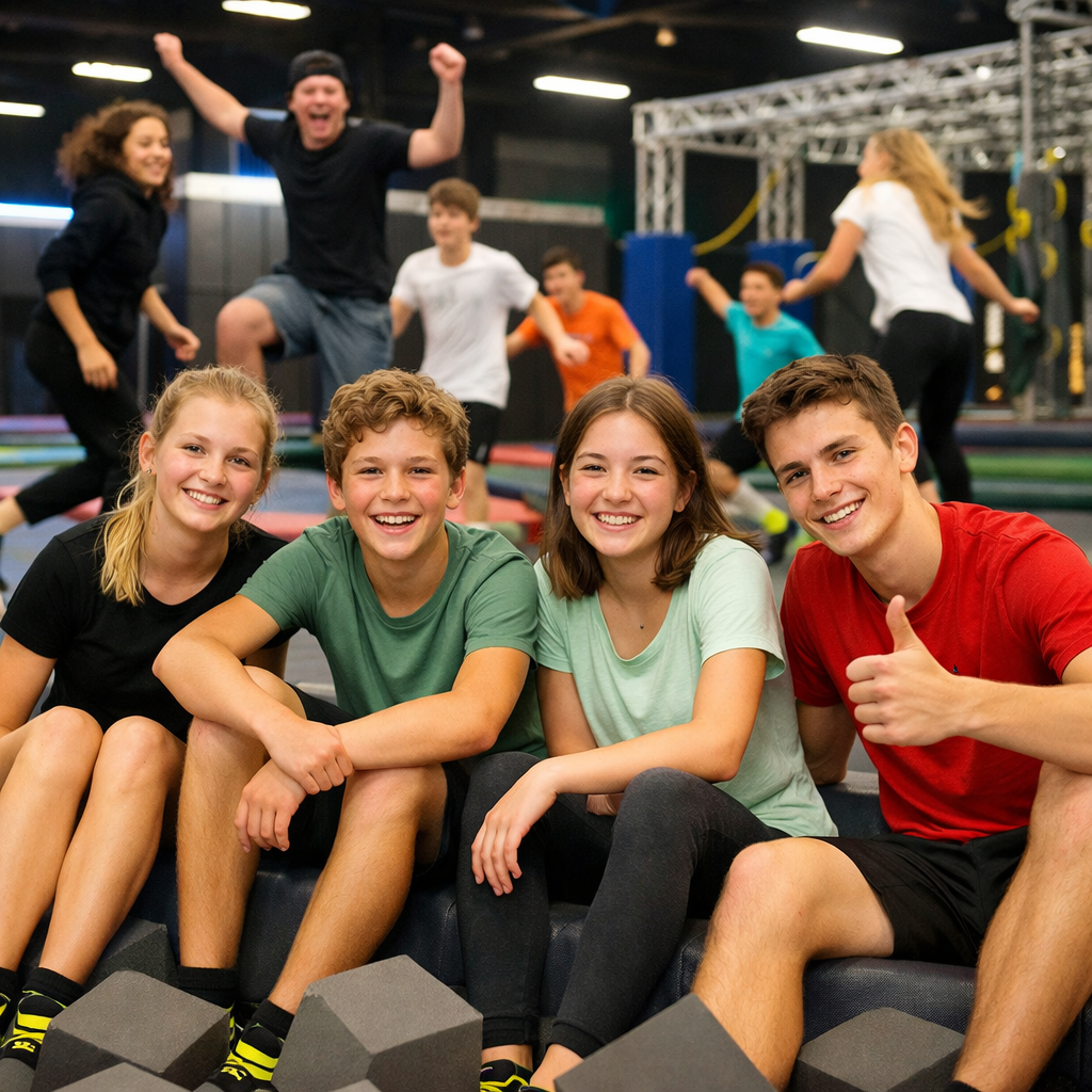 WIN uitje trampoline