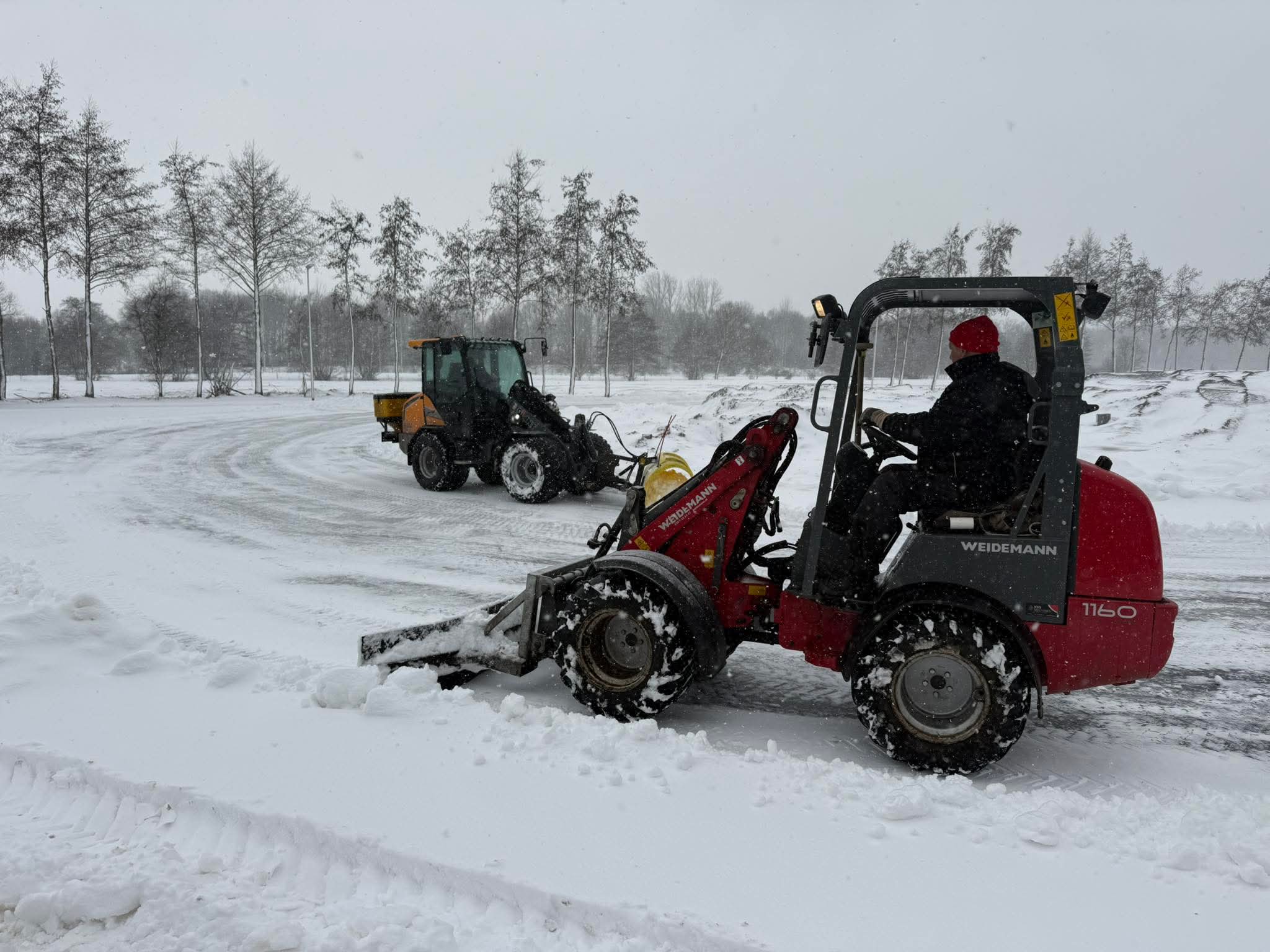 IJsbaan Tolbert voorbereidingen
