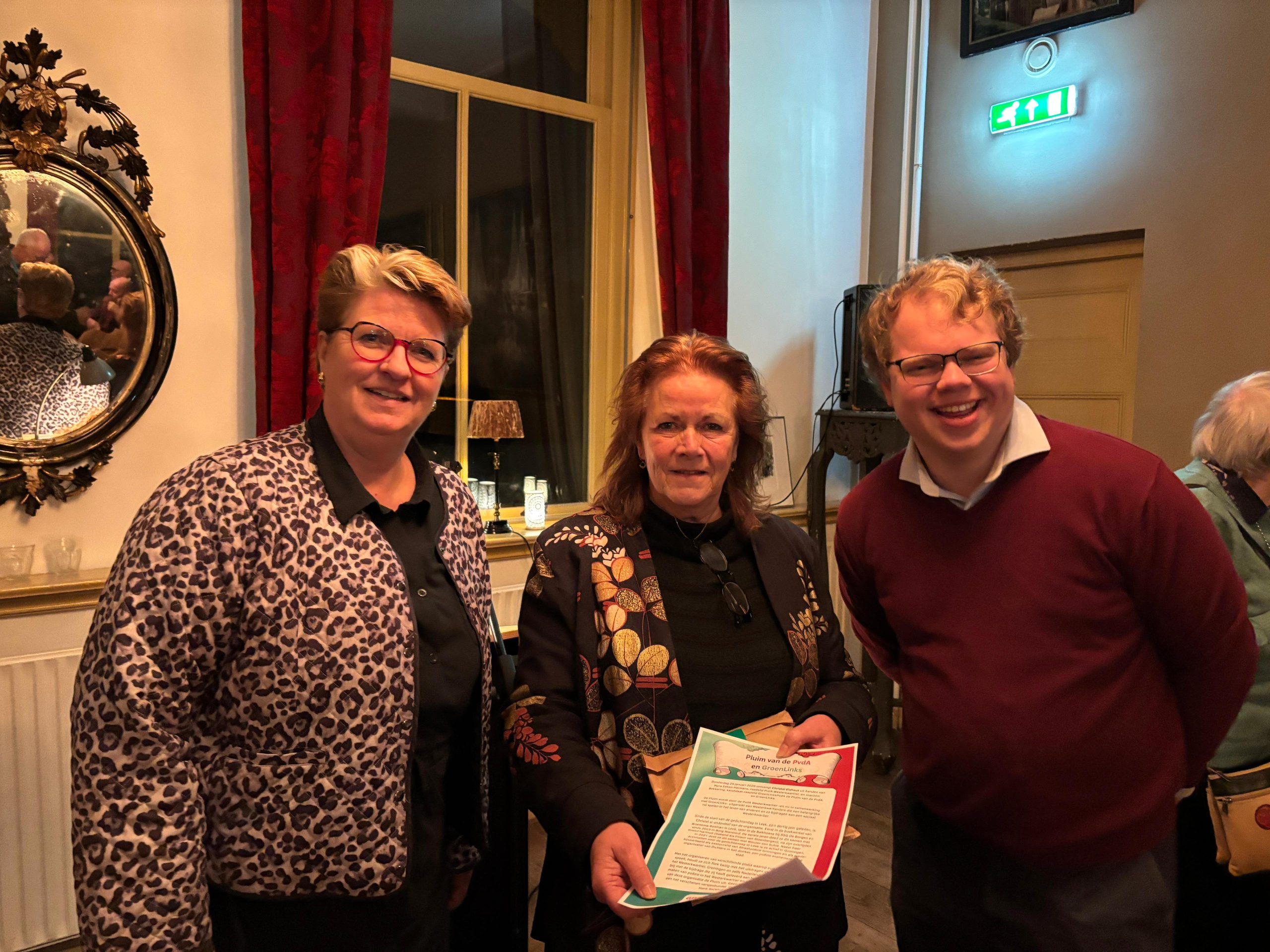 Pluim van de PvdA Christel Elshout