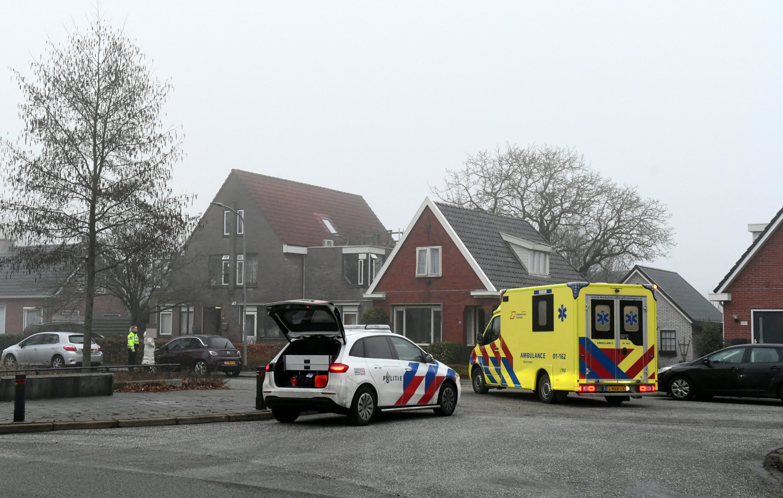 Fietster gewond in Leek