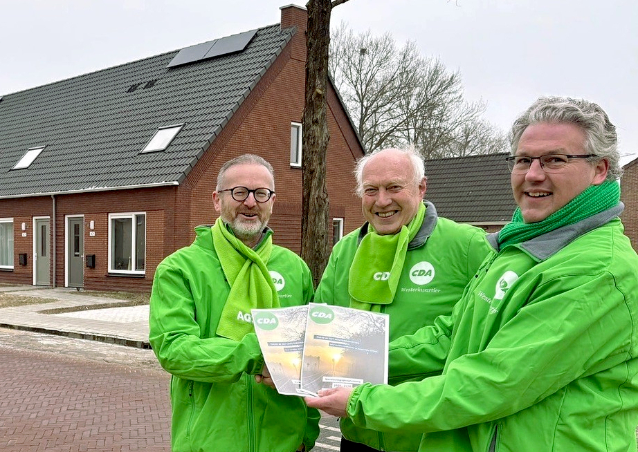 CDA Westerkwartier overhandiging verkiezingspr 06022026