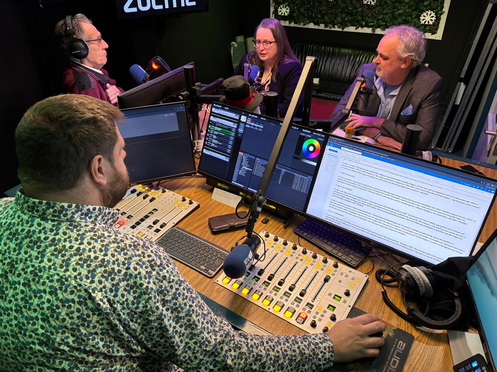 Lokaal Noordenveld lijsttrekker Christine Still en nummer 2 Addie Rutgers bij Politiek op zaterdag