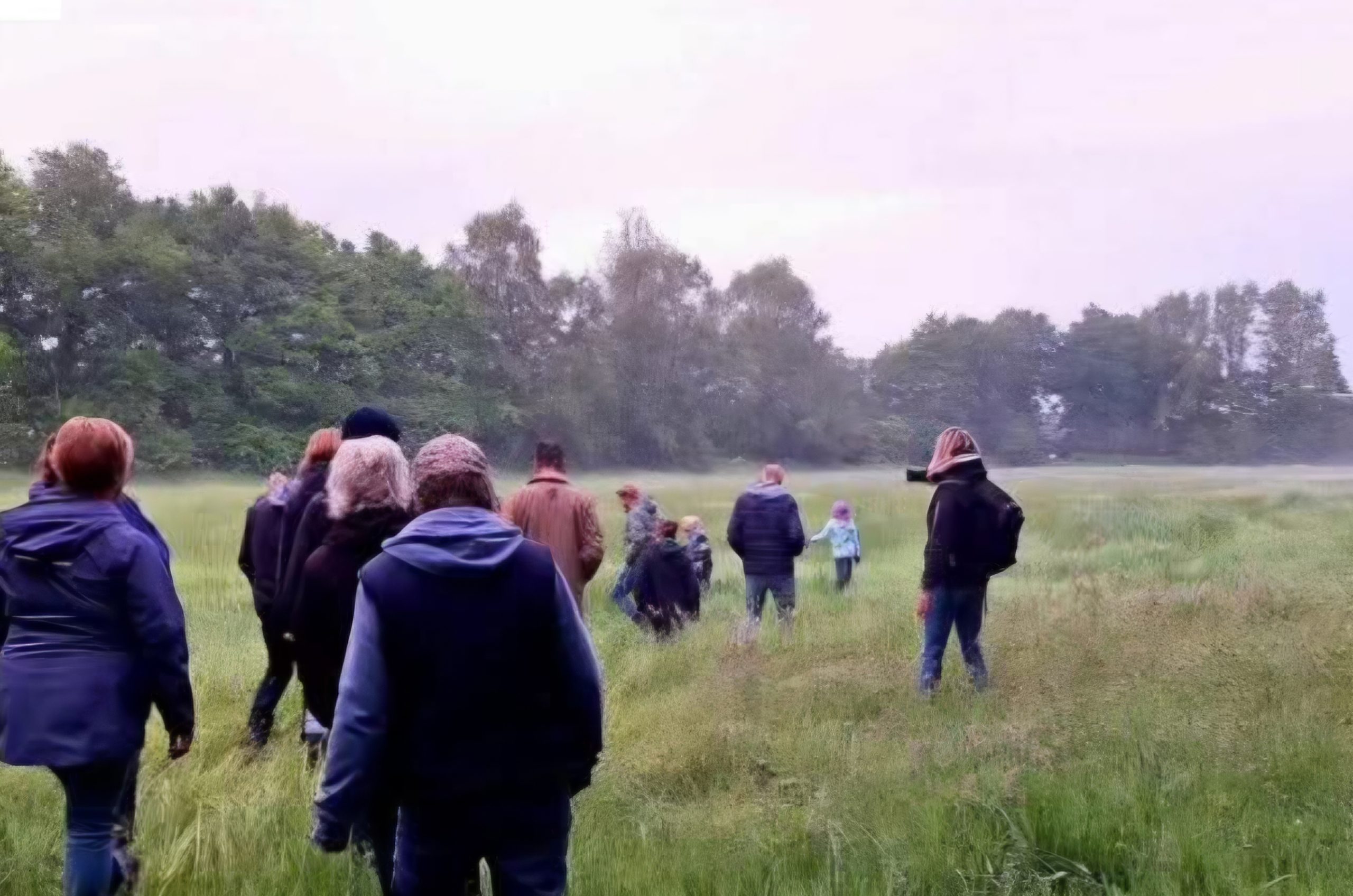 Dauwtrappen in Roderwolde op Hemelvaartsdag