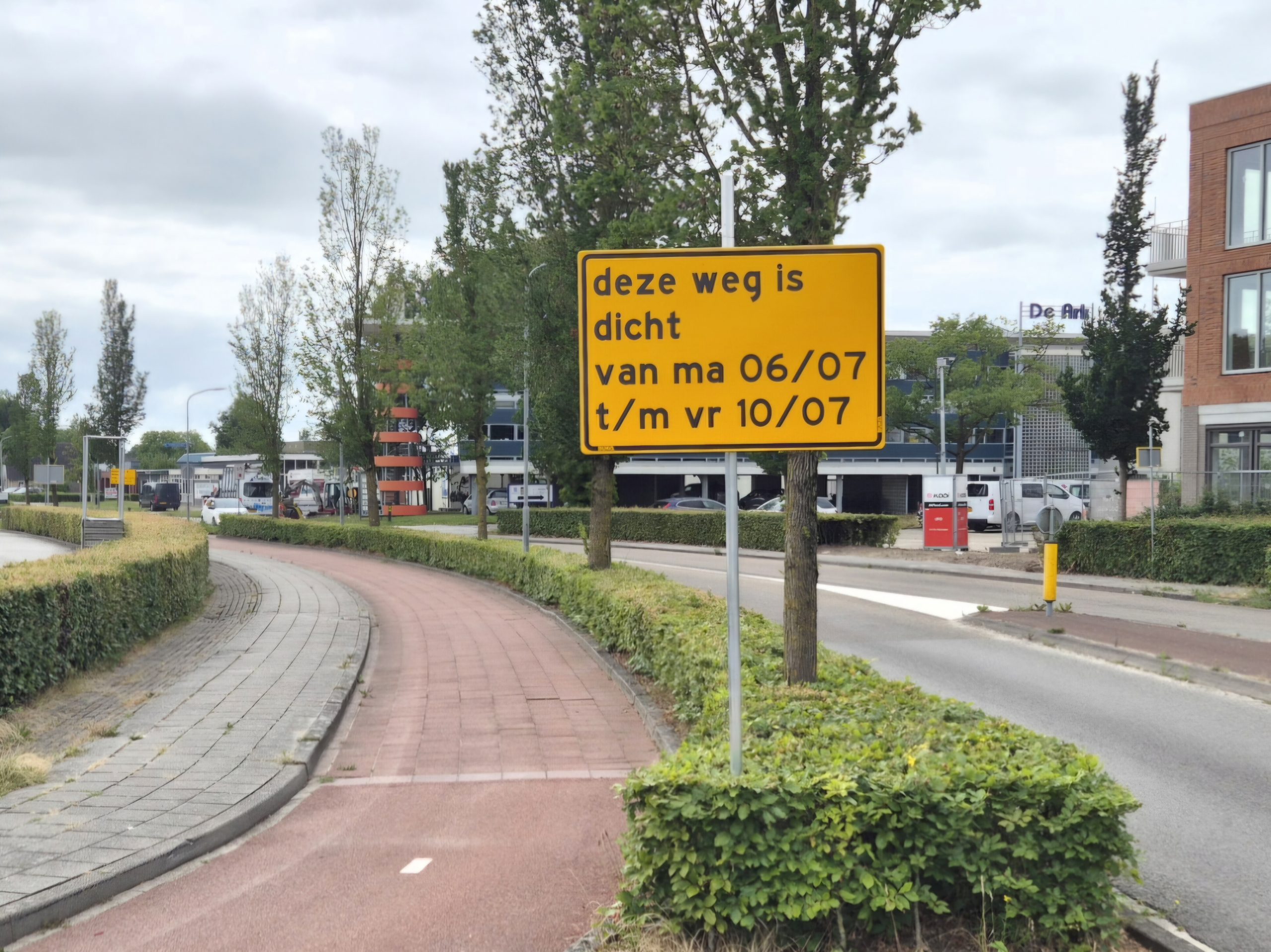 Euroweg dicht