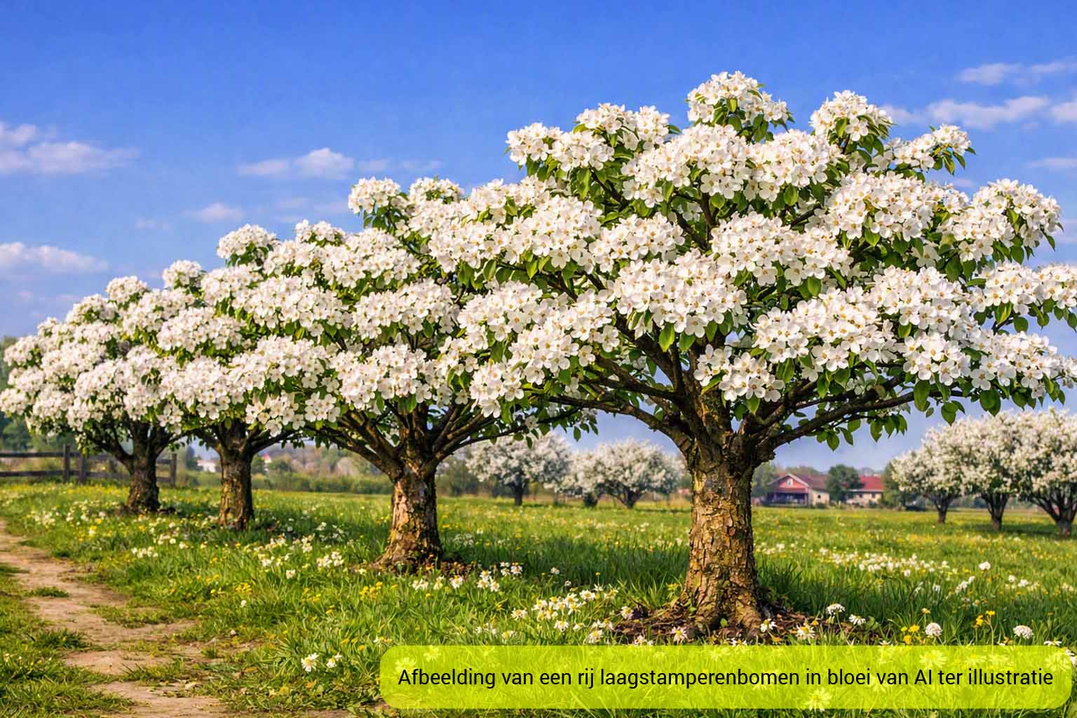 Juridisch conflict om het plaatsen van fruitbomen in Peize