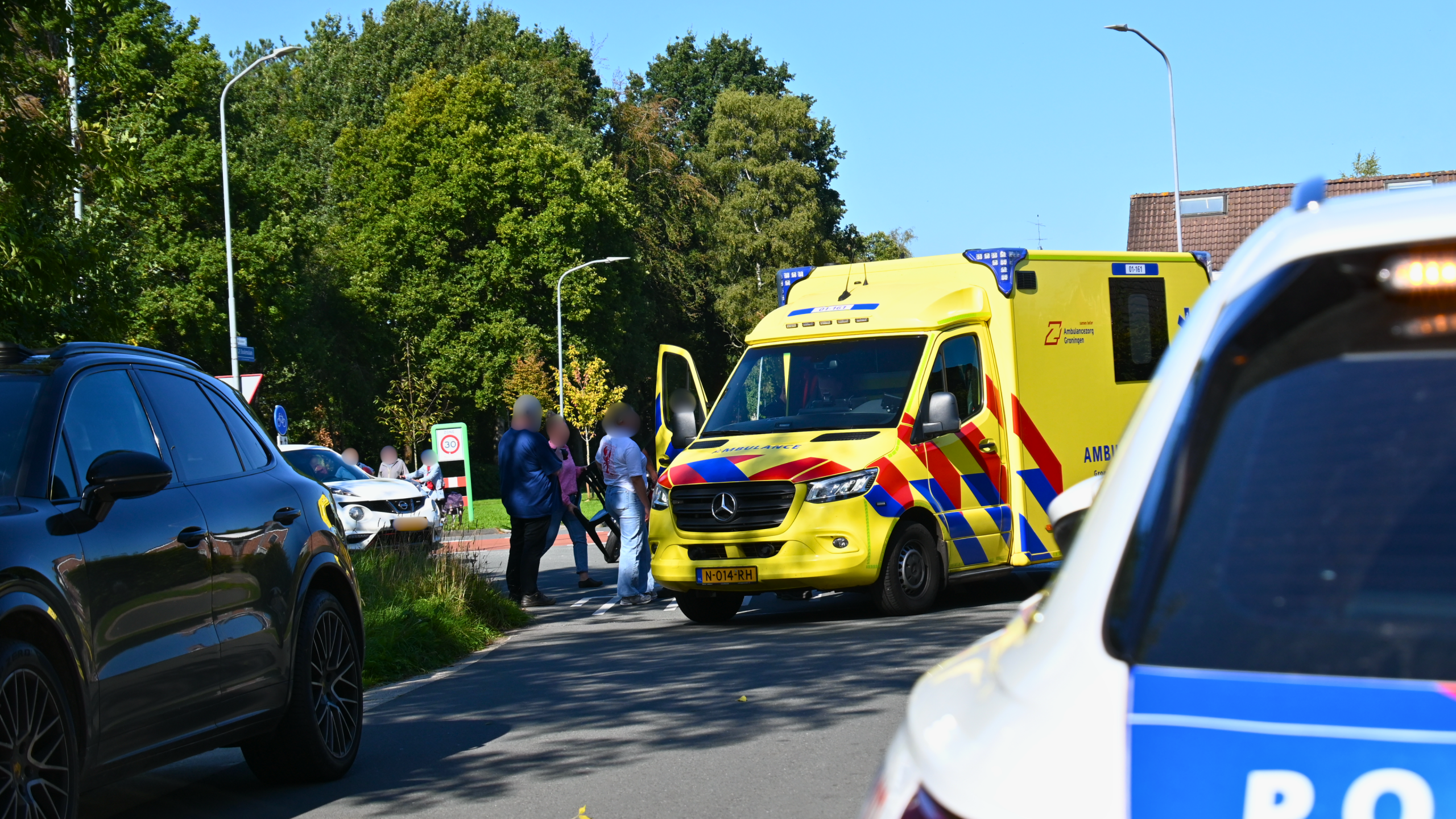 Auto ongeluk Grootegast Afbeelding 1