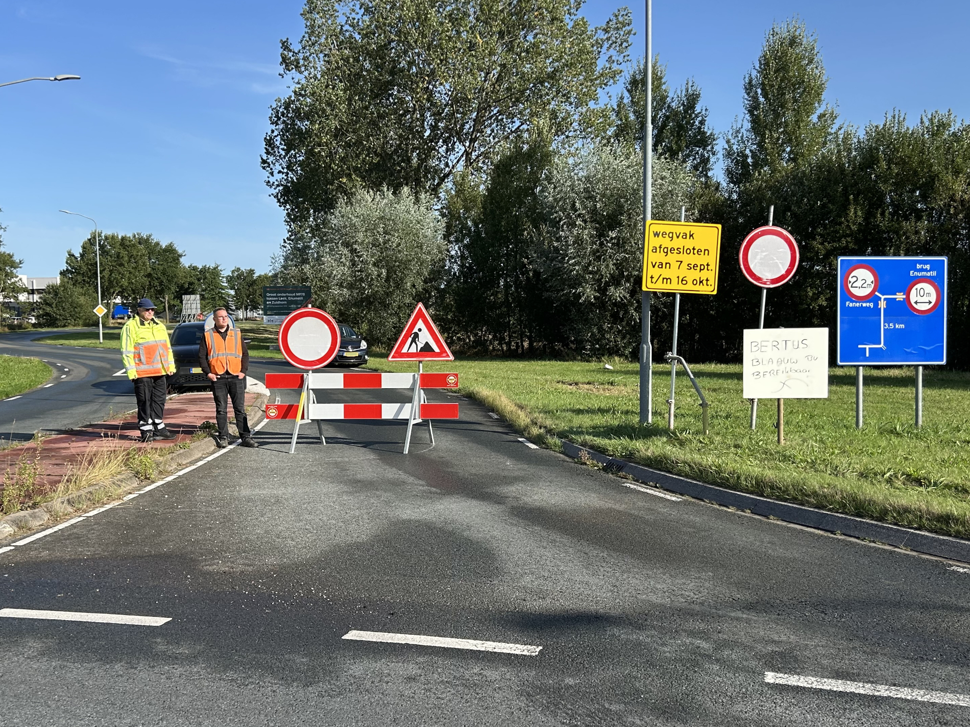 Oude Postweg rotonde Leek 07092026 EvertBuiten