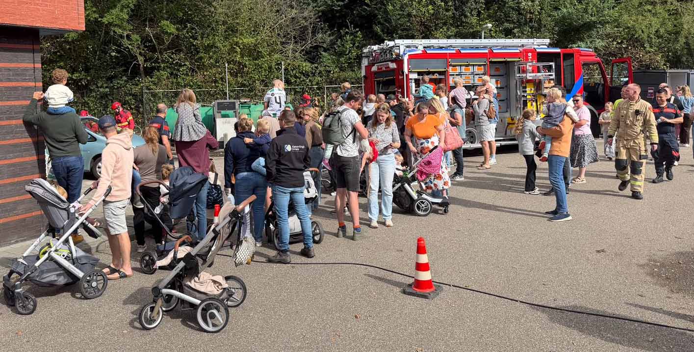 Grote belangstelling voor Open Dag van brandweer Leek