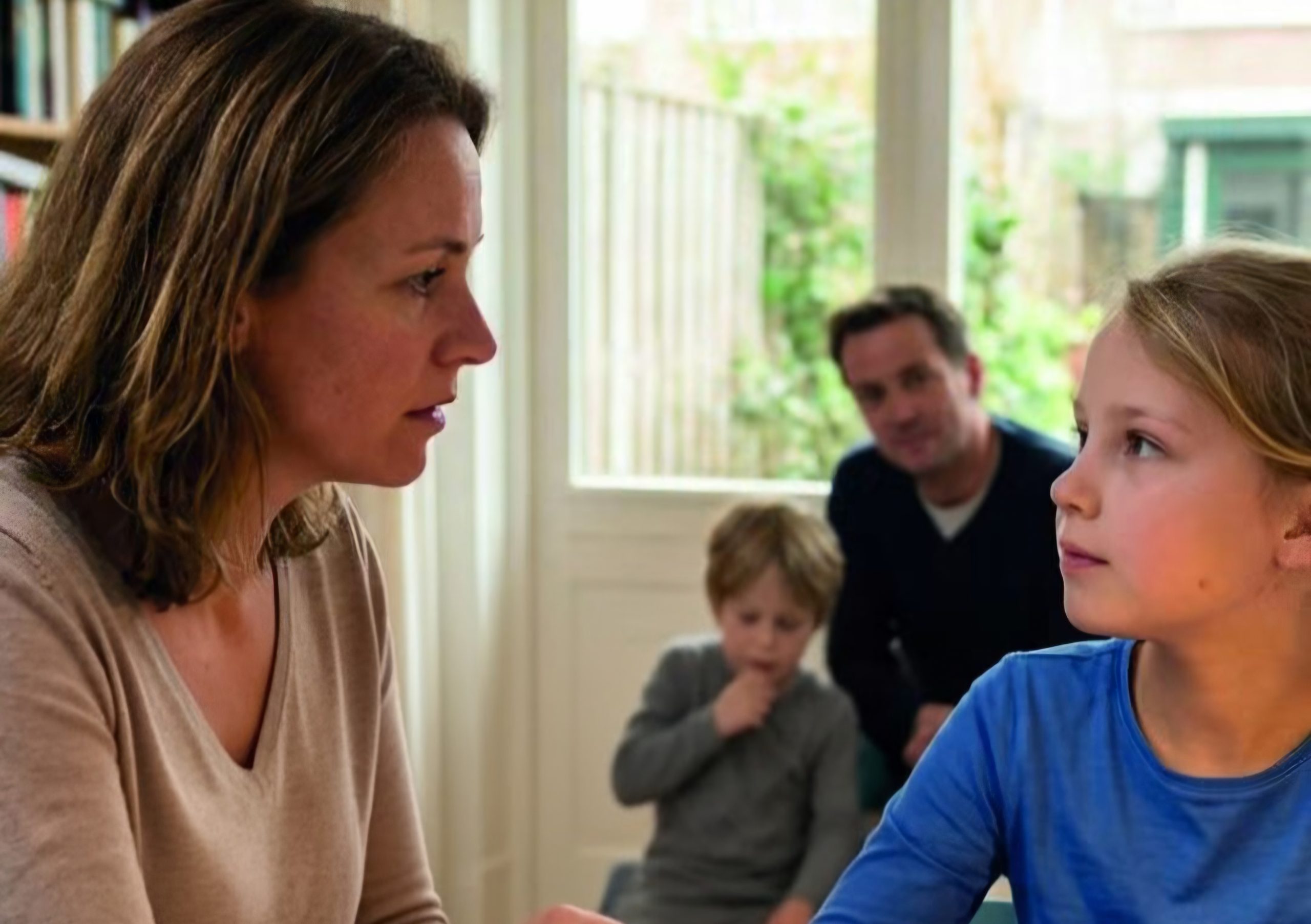 Vrouw kind hoogbegaafd