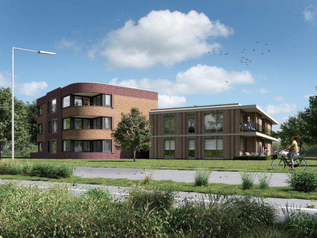 Bouw van 12 appartementen aan de Rondweg in Grootegast dinsdag van start