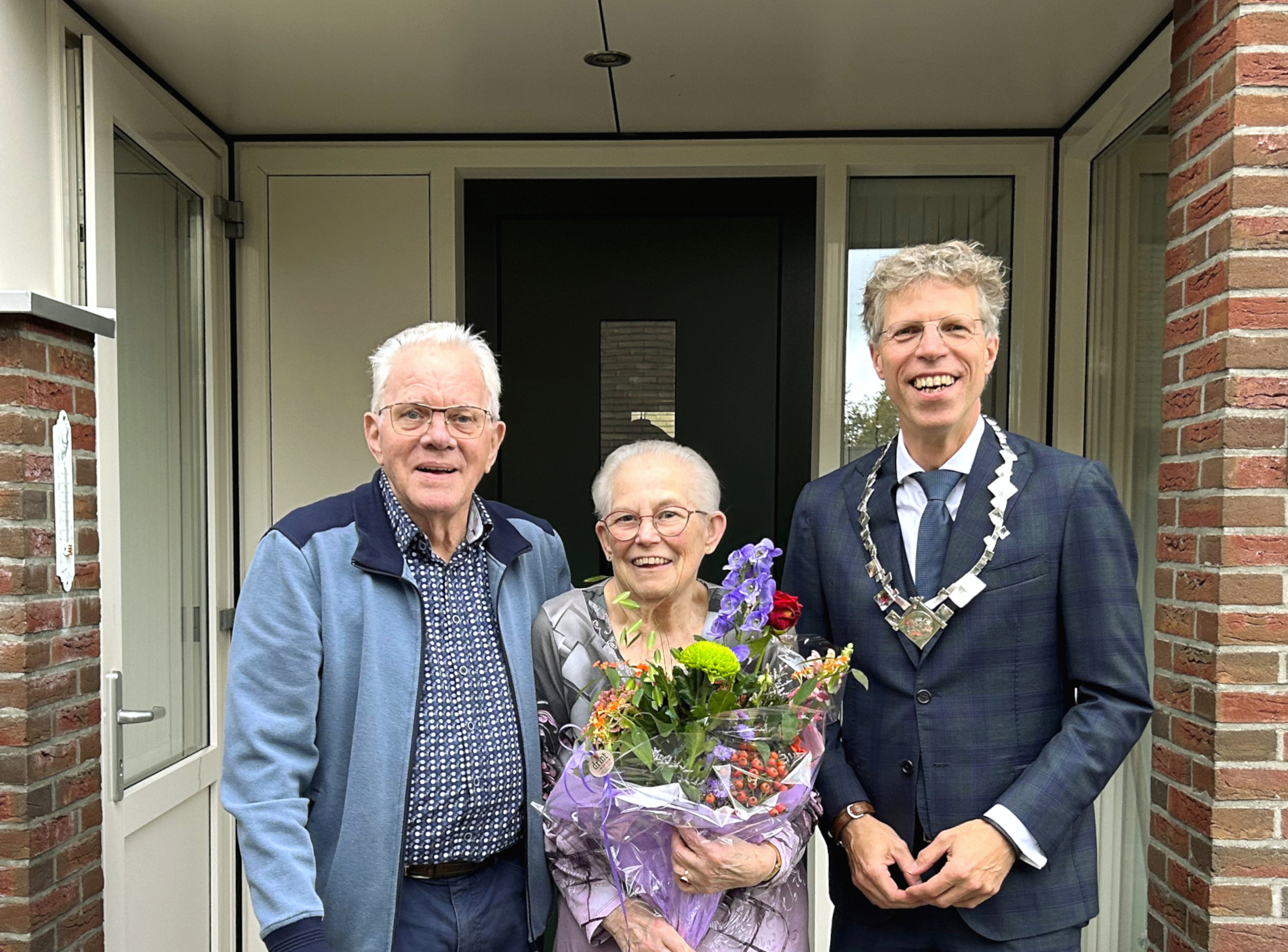 echtpaar Van der Velde-Balk 60jr Leek 14-10-2026 Evert Buiten